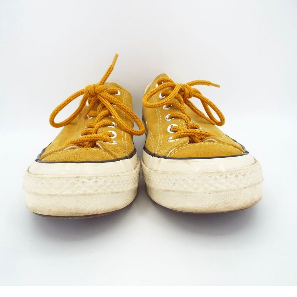 Converse Chuck Taylor All Star Men's Mustard Suede Low Top Sneakers - Picture 6 of 10